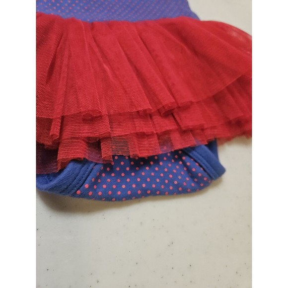 TWO FEET AHEAD Louisiana Tech Bulldogs NCAA Girls Newborn Infant Tutu Bodysuit - Picture 6 of 7